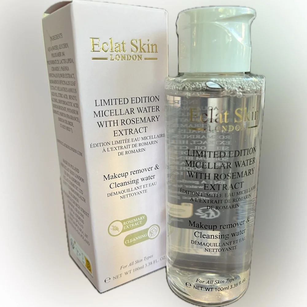 Eclat Skin Limited Edition Micellar Water With Rosemary Extract, 3.38 oz NEW